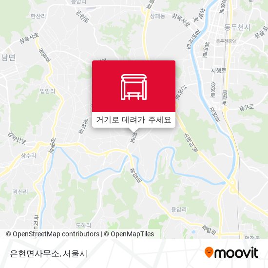 은현면사무소 지도