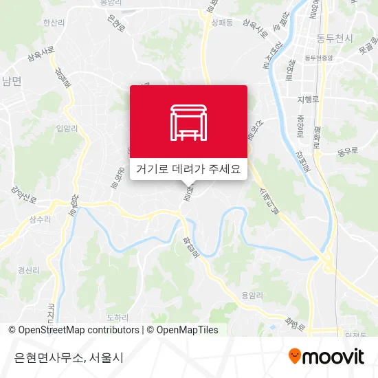 은현면사무소 지도