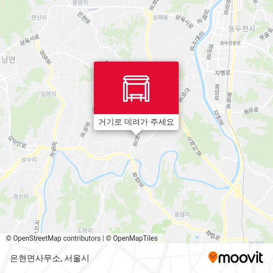 은현면사무소 지도