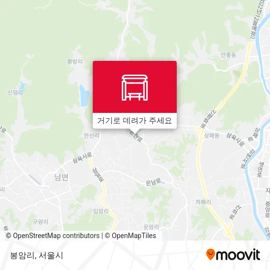 봉암리 지도
