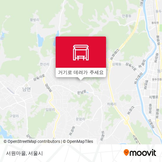 서원마을 지도