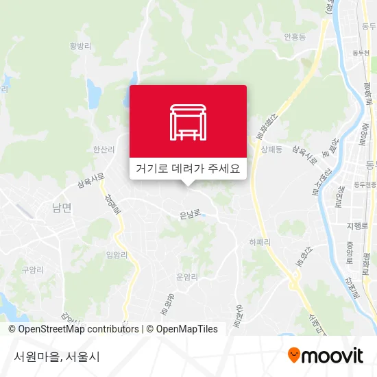 서원마을 지도
