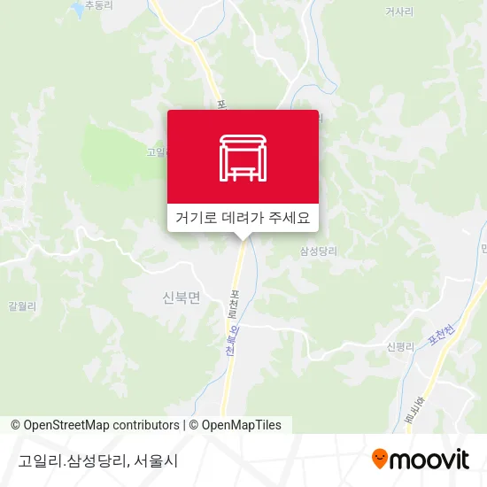 고일리.삼성당리 지도