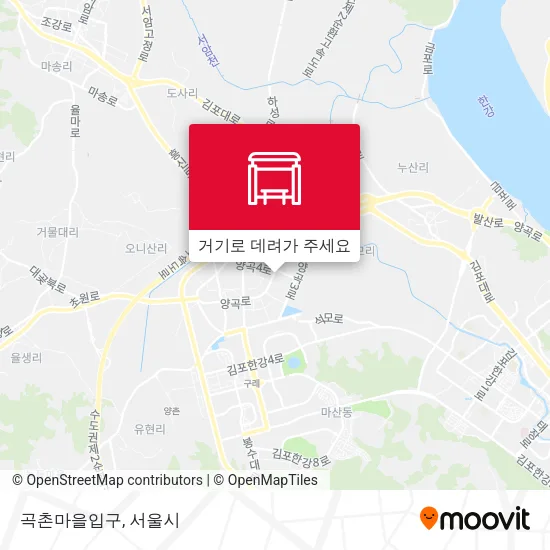 곡촌마을입구 지도