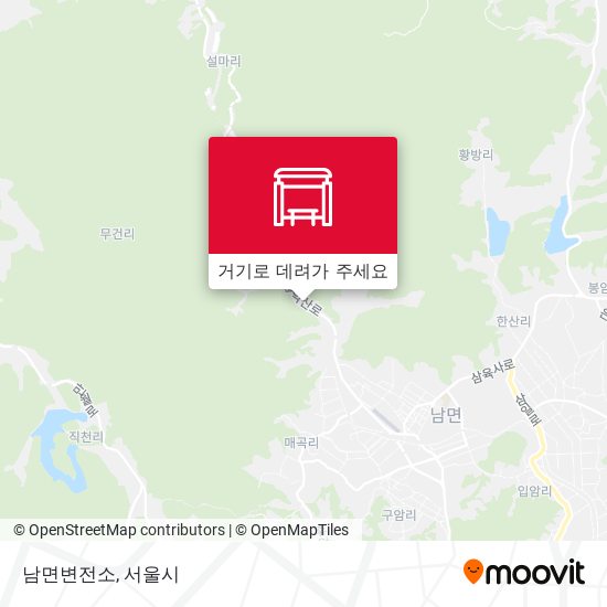 남면변전소 지도