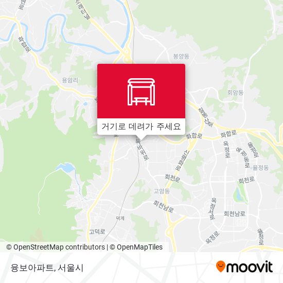 융보아파트 지도