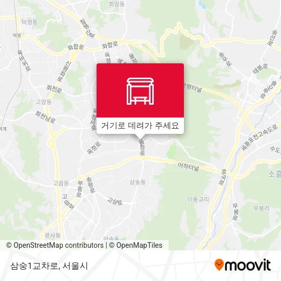 삼숭1교차로 지도