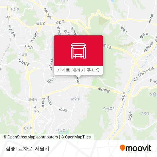 삼숭1교차로 지도