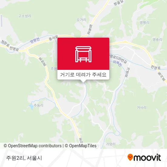 주원2리 지도