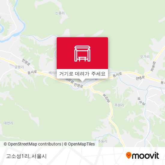 고소성1리 지도
