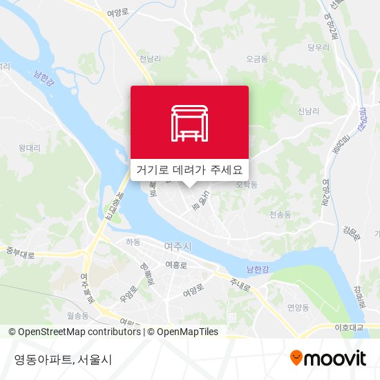 영동아파트 지도