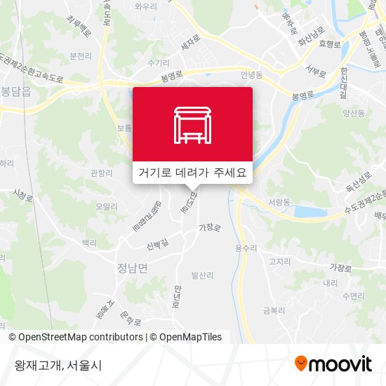 왕재고개 지도