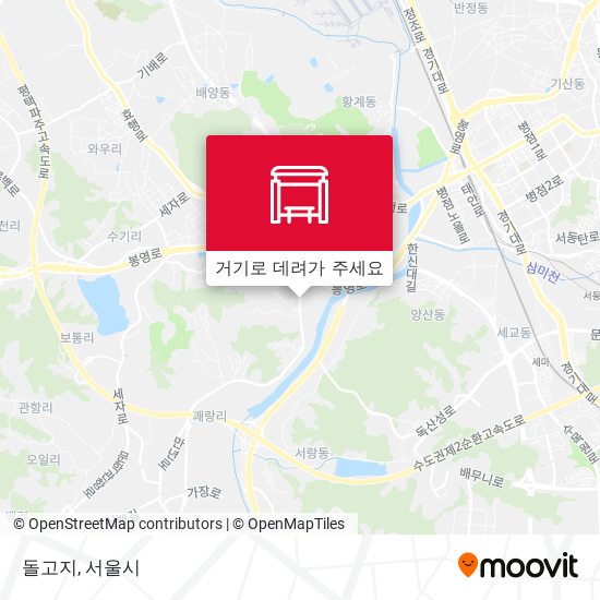 돌고지 지도