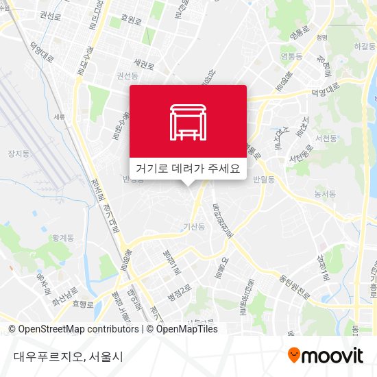 대우푸르지오 지도