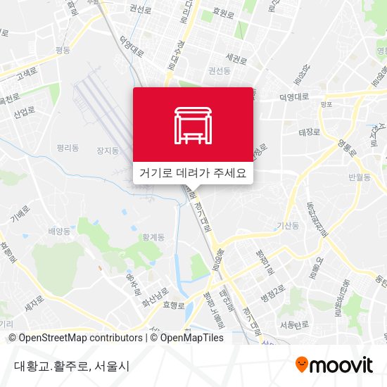 대황교.활주로 지도