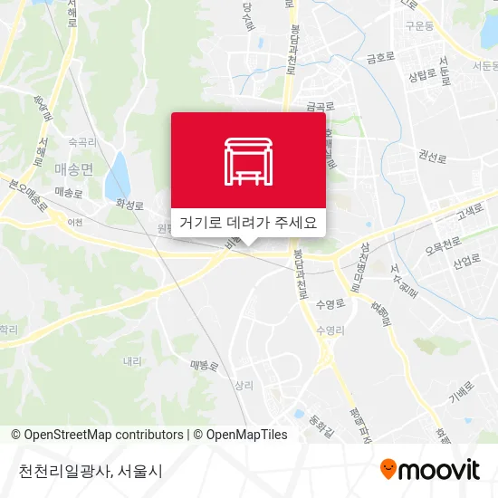 천천리일광사 지도