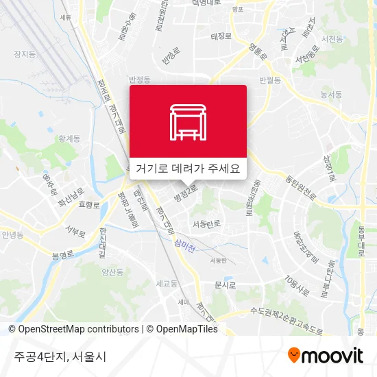 주공4단지 지도