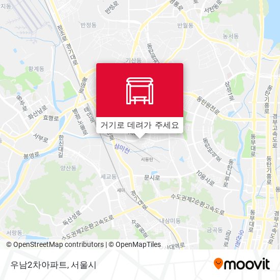 우남2차아파트 지도