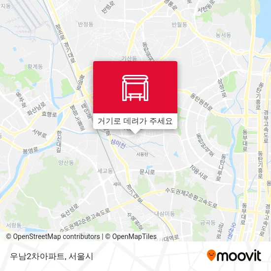 우남2차아파트 지도