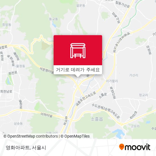 영화아파트 지도