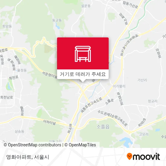 영화아파트 지도