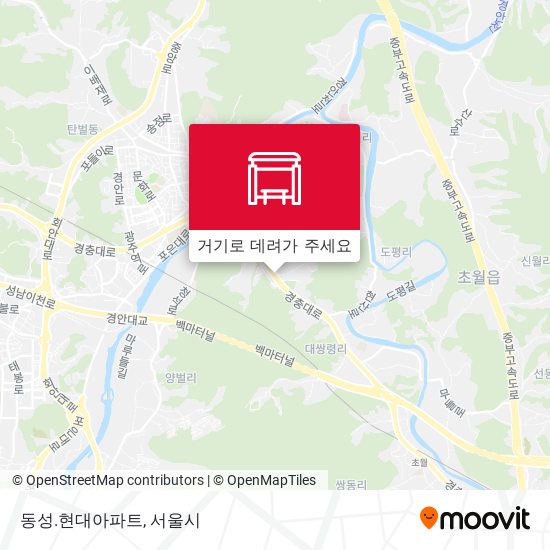 동성.현대아파트 지도