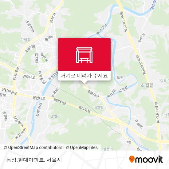 동성.현대아파트 지도