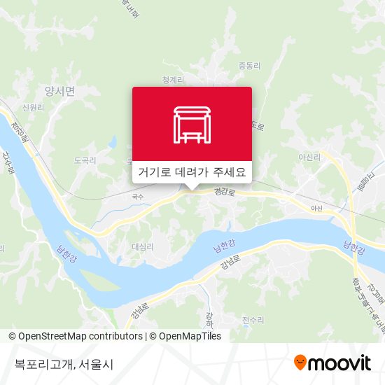 복포리고개 지도