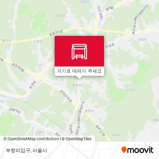 부항리입구 지도