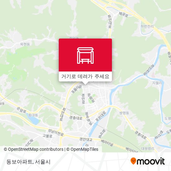 동보아파트 지도