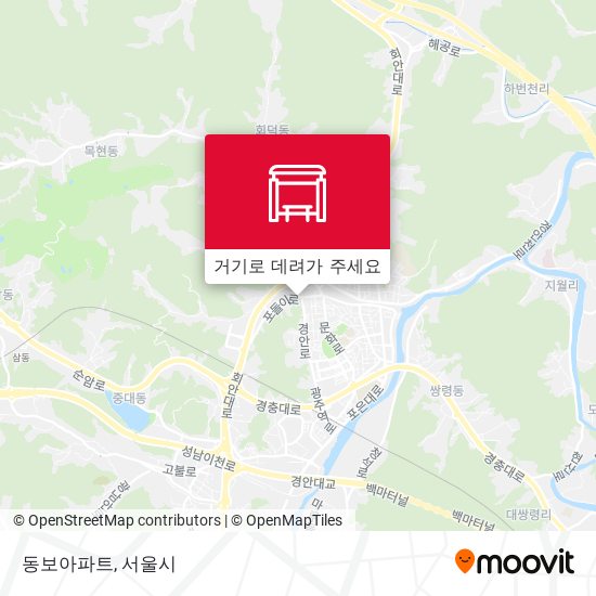동보아파트 지도