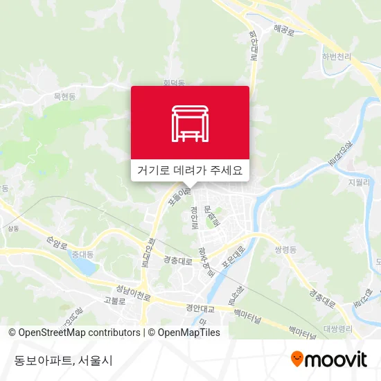 동보아파트 지도