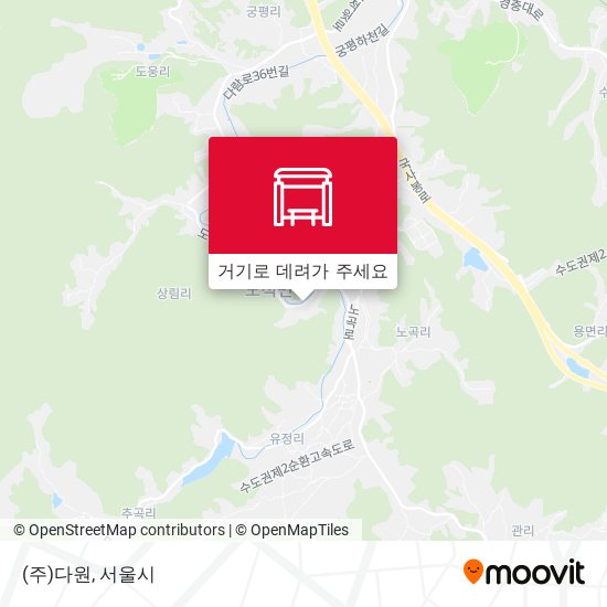 (주)다원 지도