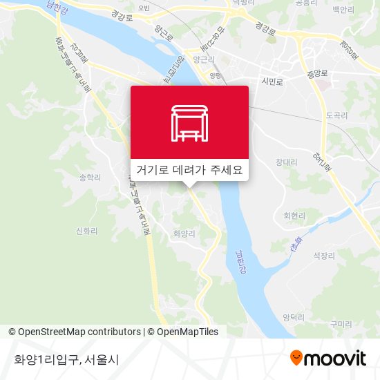 화양1리입구 지도