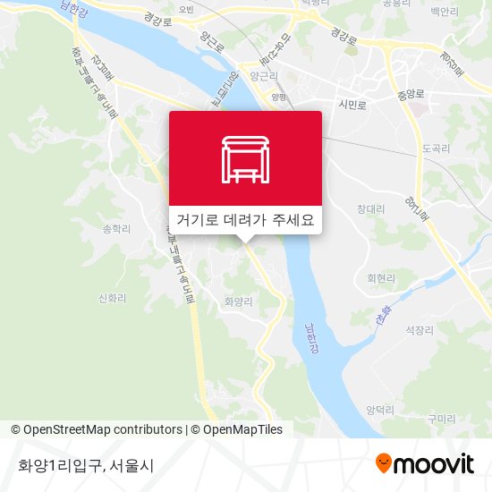 화양1리입구 지도