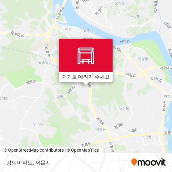 강남아파트 지도