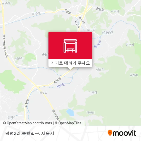 덕평2리.솔밭입구 지도