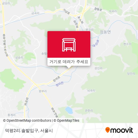 덕평2리.솔밭입구 지도