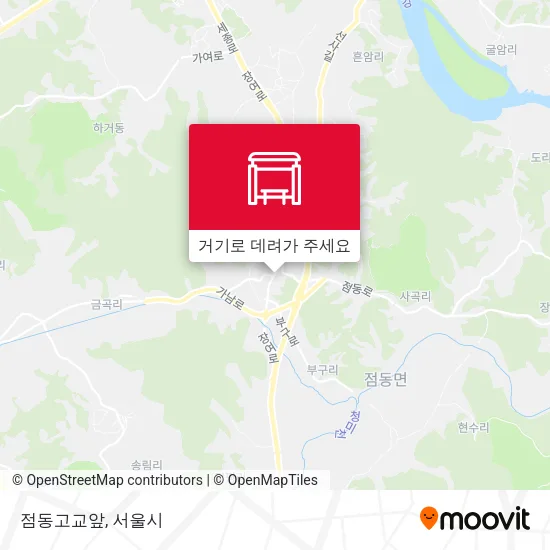 점동고교앞 지도