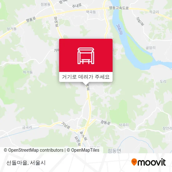 선돌마을 지도