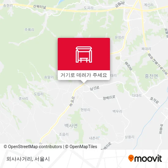 외사사거리 지도