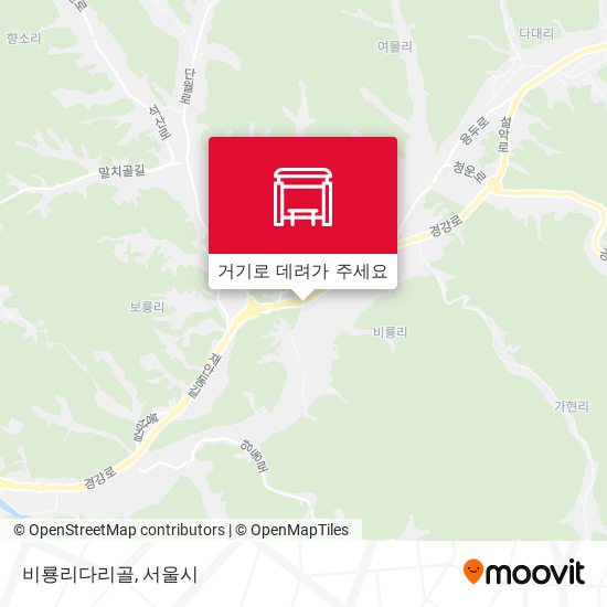 비룡리다리골 지도