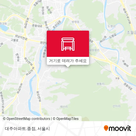 대주아파트.종점 지도
