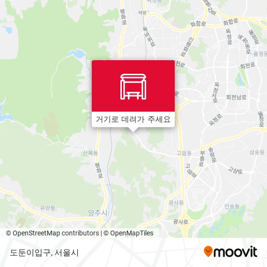 도둔이입구 지도