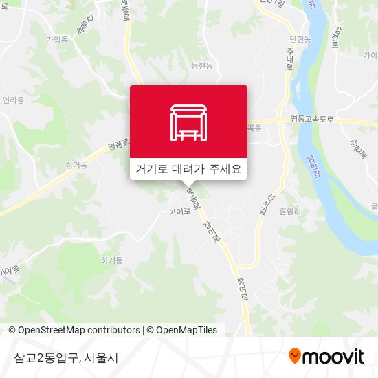 삼교2통입구 지도