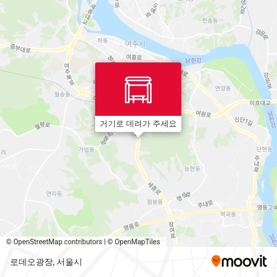 로데오광장 지도