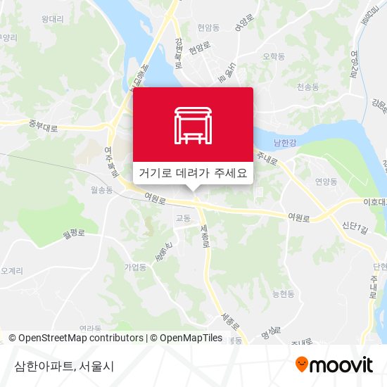 삼한아파트 지도