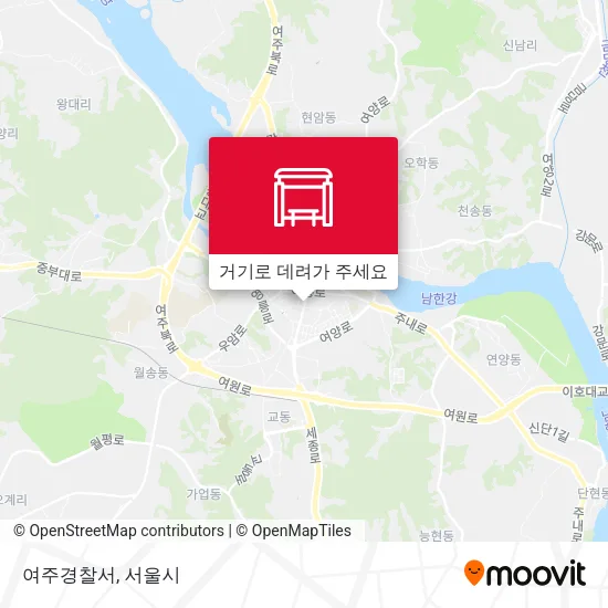여주경찰서 지도