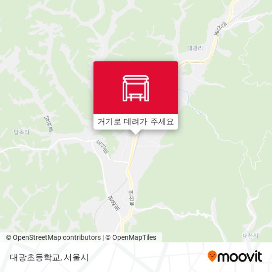 대광초등학교 지도