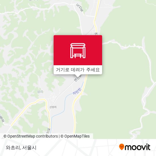 와초리 지도